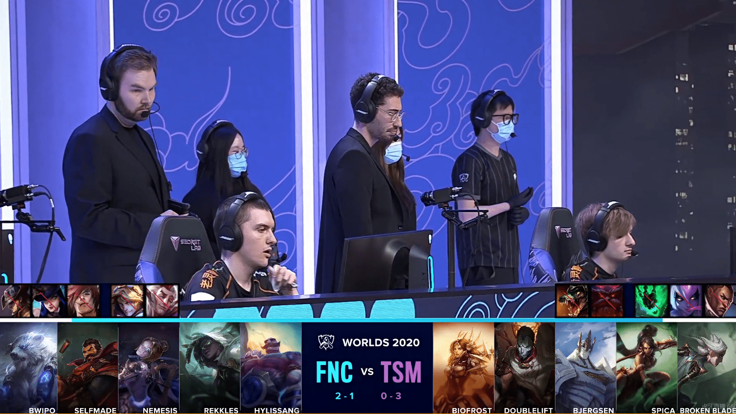 包含FNC爆冷TSM，Selfmade送出助攻的词条